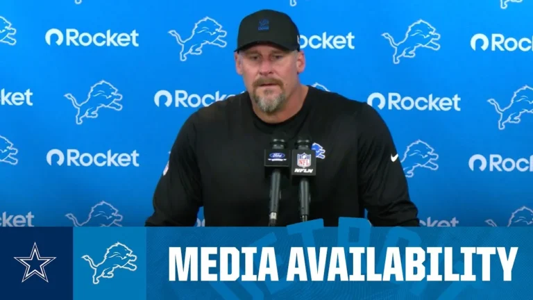 Dan Campbell postgame media availability 2025 NFL Regular Season Week 14: Lions vs Cowboys