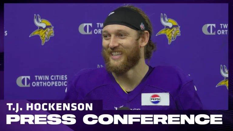 T.J. Hockenson Talks Starting Fast on Offense, First Downs, Challenges of Facing Cowboys Defense