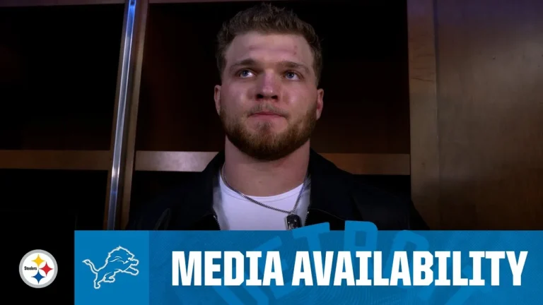 Detroit Lions players meet with media 2025 NFL Regular Season Week 16: Lions vs Steelers