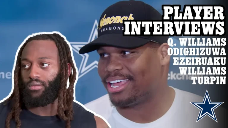 Cowboys Players Look to Lions Week Player Interviews