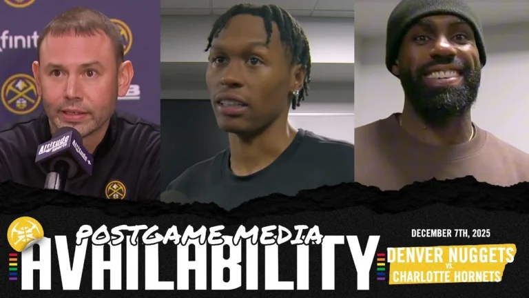 ALL Denver Nuggets Postgame Media vs. CHA