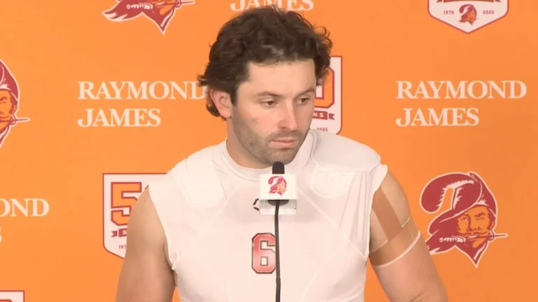 Baker Mayfield on Result of Thursday Night Football Press Conference Tampa Bay Buccaneers