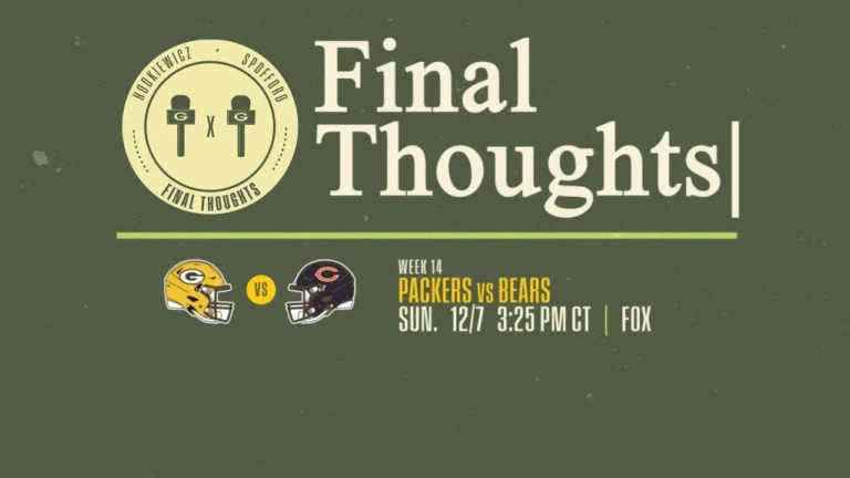 Final Thoughts: Packers vs. Bears Week 14