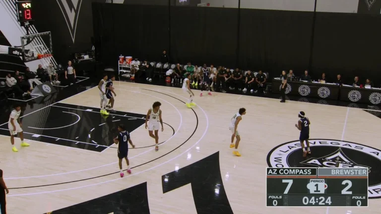 Demarcus Henry, AZ Compass vs Michai White, Brewster Academy Nike EYBL Scholastic Showcase