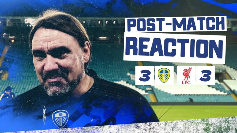 We have a never-say-die attitude Daniel Farke reaction Leeds United 3-3 Liverpool