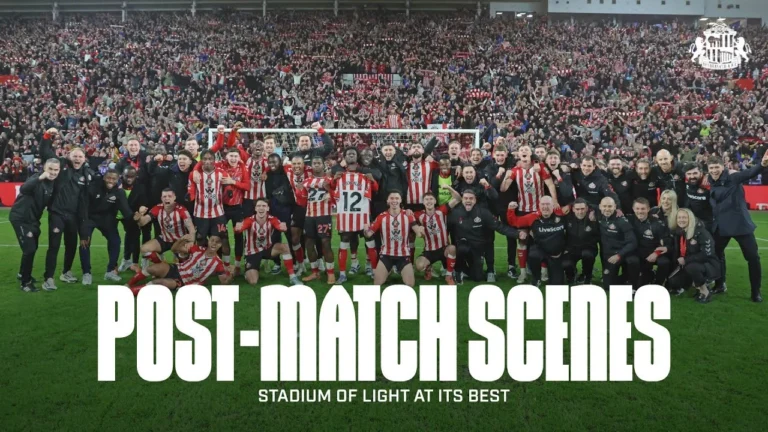 Stadium Of Light At Its Best Extended Post-Match Scenes Sunderland AFC 1-0 Newcastle United