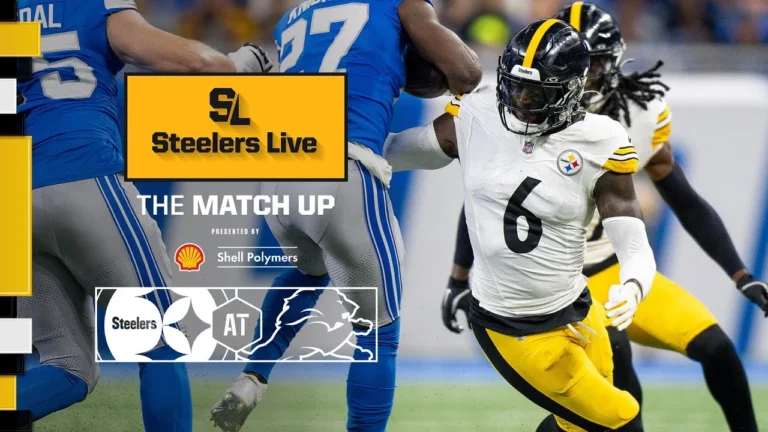 Steelers at Lions Preview Steelers Live The Match Up Pittsburgh Steelers