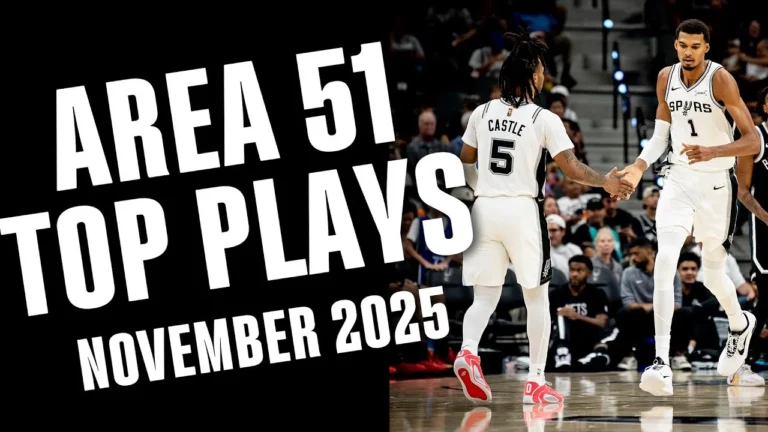 Area 51: Stephon Castle and Victor Wembanyama’s Top Plays from November 2025-26 Season