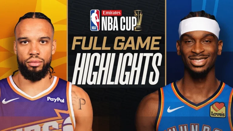 SUNS at THUNDER EMIRATES NBA CUP FULL GAME HIGHLIGHTS December 10, 2025