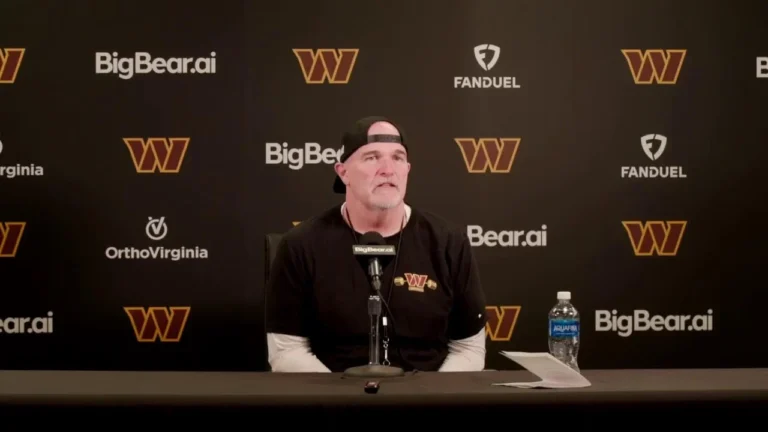 HC Dan Quinn Speaks to the Media Before Practice Washington Commanders
