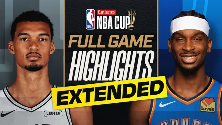 EXTENDED: SPURS at THUNDER EMIRATES NBA CUP FULL GAME HIGHLIGHTS December 13, 2025
