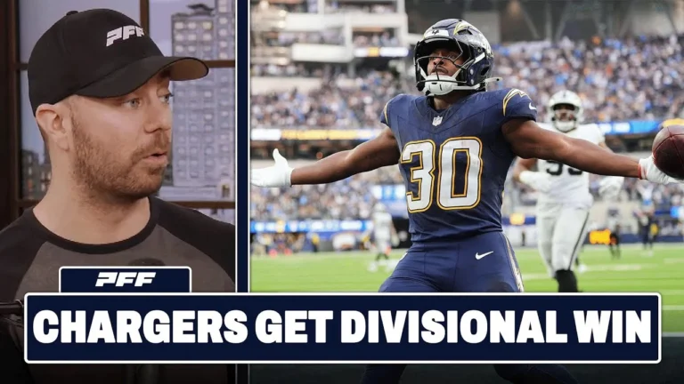 Las Vegas Raiders vs. Los Angeles Chargers Review PFF Grade Release Show