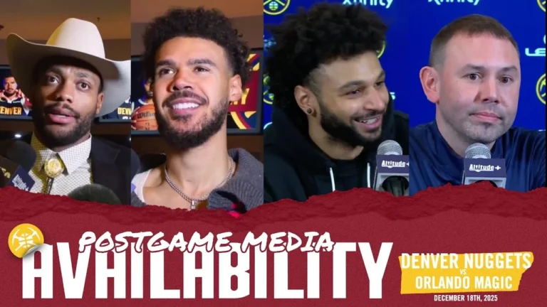 Denver Nuggets Postgame Media vs. ORL