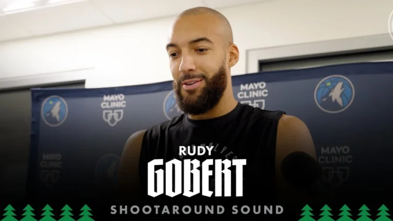 I Try To Set The Tone For The Team Rudy Gobert Shootaround Sound 12.06.25