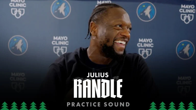 We Had To Come Together. Julius Randle Practice Sound 12.20.25