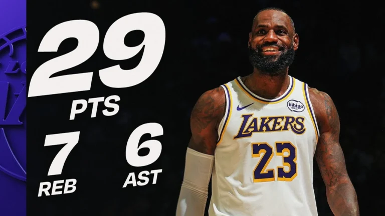 Lebron James TURNED BACK THE CLOCK With 29 PTS vs 76ERS December 7, 2025