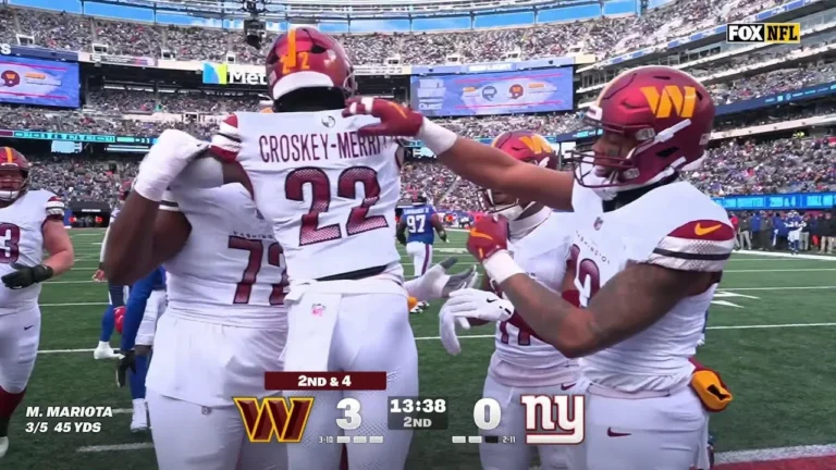 Bill Croskey-Merritt’s Best Plays From 96-Yard Game vs. Giants NFL Week 15