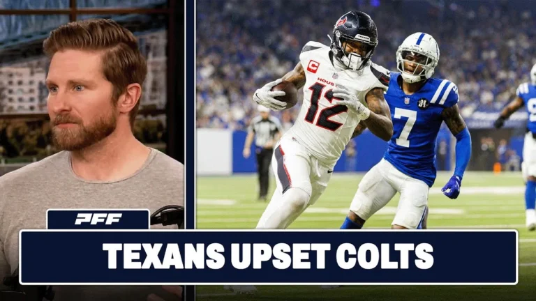 Houston Texans vs. Indianapolis Colts Review PFF Grade Release Show