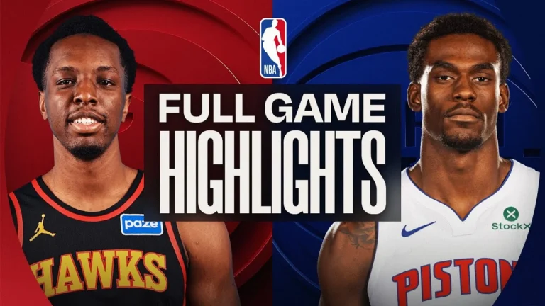 HAWKS at PISTONS FULL GAME HIGHLIGHTS December 1, 2025