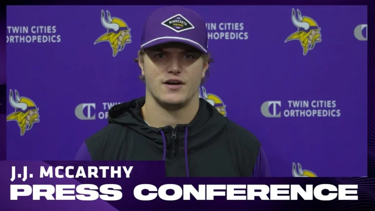 J.J. McCarthy on Cowboys Defensive Scheme, Reading Coverages, Justin Jefferson, Ryan Kelly’s Impact
