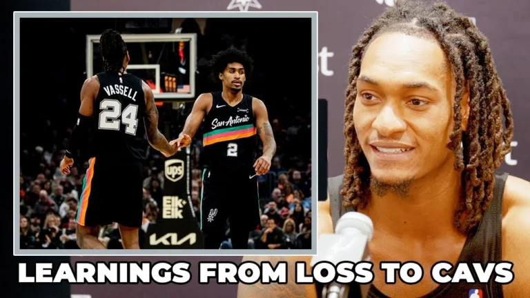 Devin Vassell on Learnings From Spurs’ Loss to Cleveland