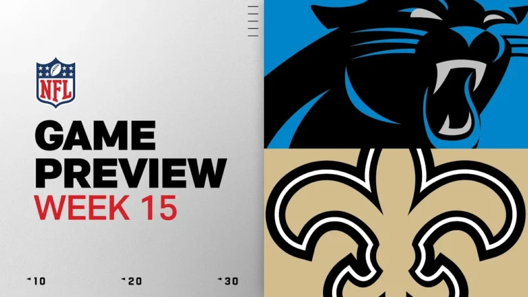 Carolina Panthers vs New Orleans Saints Week 15 Game Preview
