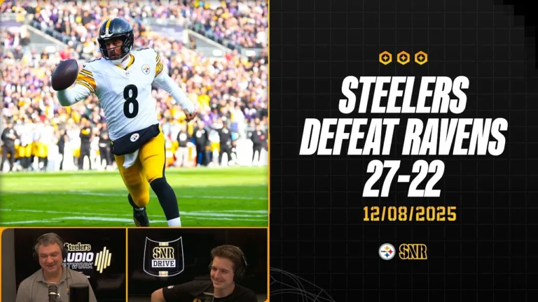 Steelers Defeat Ravens 27-22 SNR Drive (Dec.8) Pittsburgh Steelers