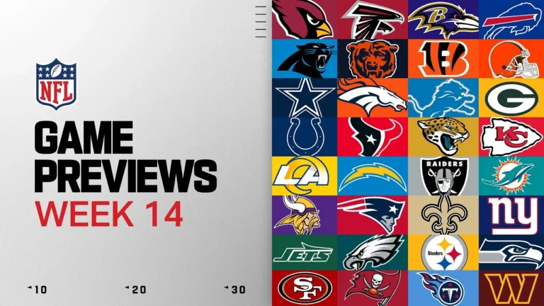 NFL Week 14 Game Previews