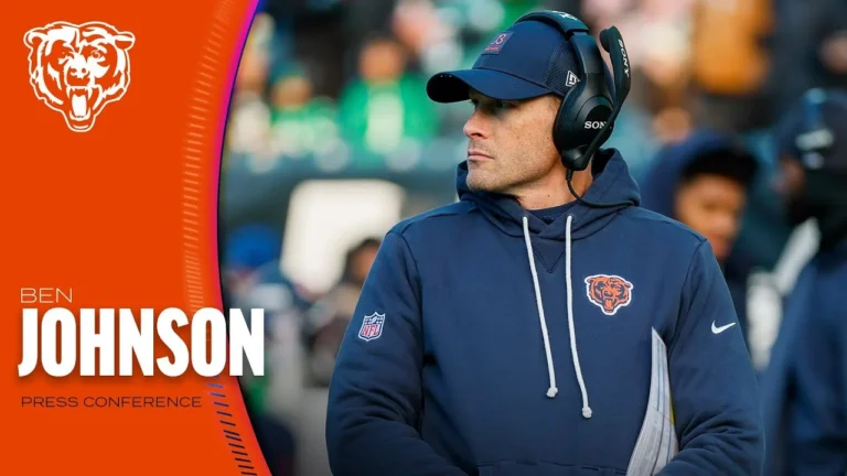 Ben Johnson talks Caleb Williams, Packers defense Press Conference