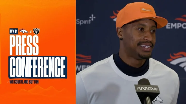 WR Courtland Sutton on mindset each week: We have to put our best foot forward