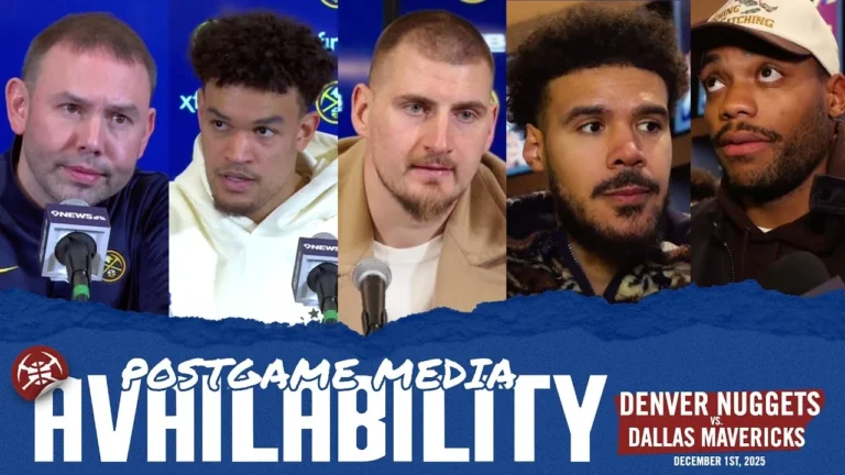 ALL Denver Nuggets Postgame Media vs. DAL