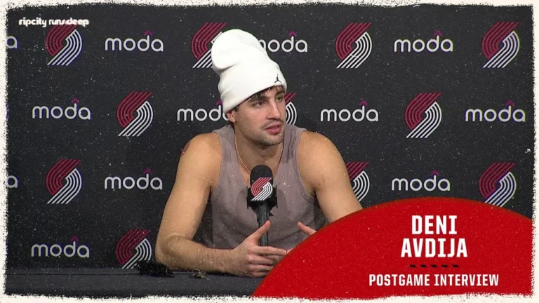 Deni Avdija Postgame Media Availability vs Oklahoma City Thunder November 30th, 2025