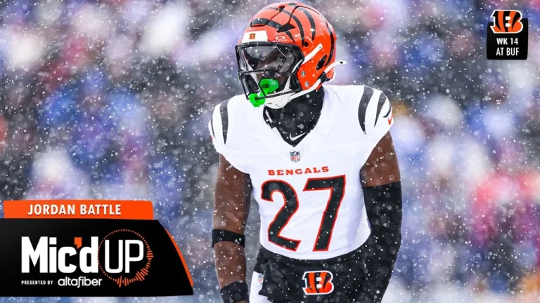 Jordan Battle Mic’d Up vs Buffalo Bills Week 14 2025 Mic’d Up