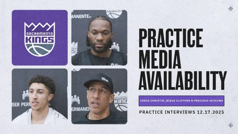 Coach Christie, Nique Clifford, Precious Achiuwa Practice Interviews 12.17.25