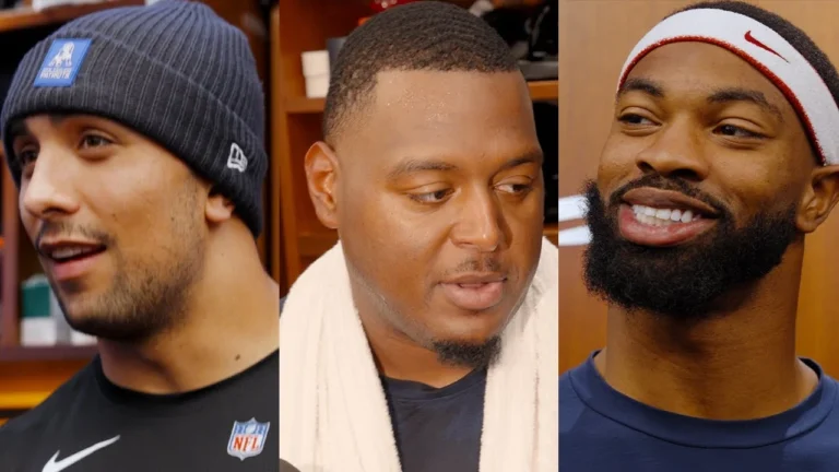 Christian Elliss, Vederian Lowe, & K’Lavon Chaisson Address the Media Patriots Press Conference