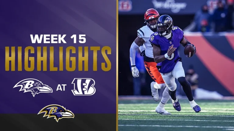 Highlights: Ravens vs. Bengals, Week 15 Baltimore Ravens