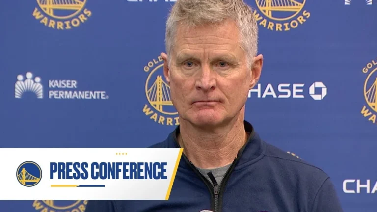 Steve Kerr Recaps Warriors Loss Against 76ers Dec. 4, 2025