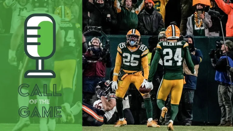 A leaping interception! Listen to the Packers’ radio call