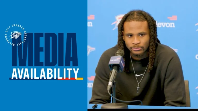 Cason Wallace on OKC being impactful Post Game Media December 18, 2025