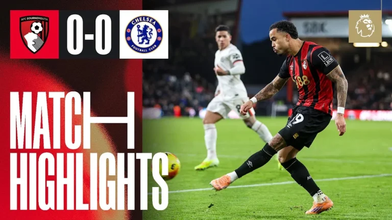 Semenyo disallowed goal and Sánchez formidable in stalemate AFC Bournemouth 0-0 Chelsea
