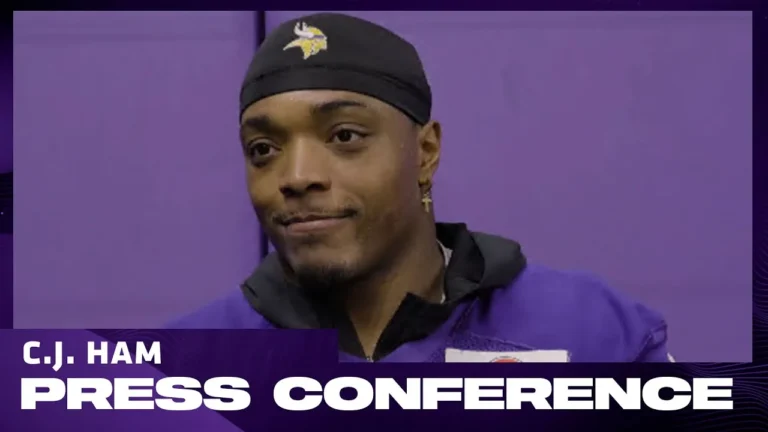 C.J. Ham on Being The Vikings’ Winner For 2025 Walter Payton NFL Man of the Year