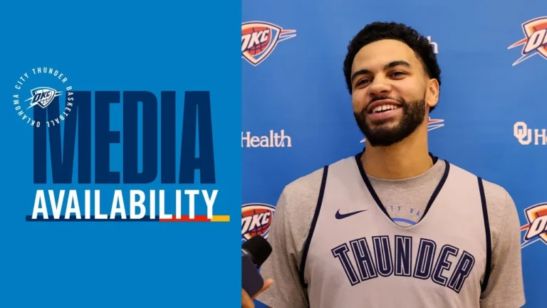 Practice Media Availability with Ajay Mitchell December 9, 2025 OKC Thunder