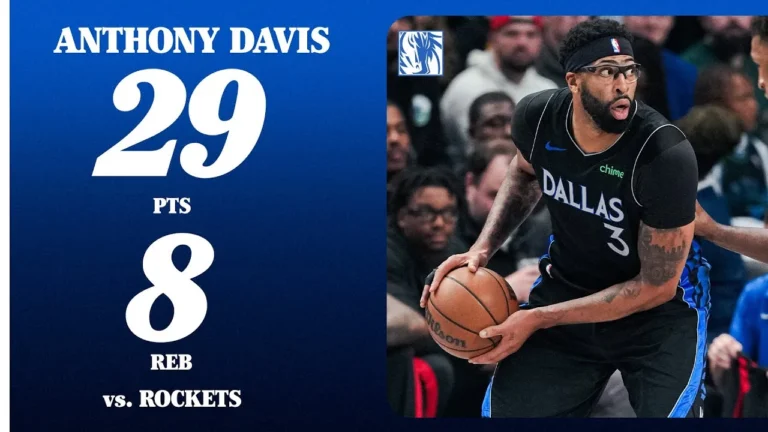 Anthony Davis (29 PTS 8 REB) vs. Houston Rockets December 6, 2025