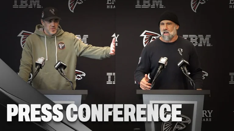 Zac Robinson, Jeff Ulbrich & other Falcons on preparing for the Arizona Cardinals Press Conference