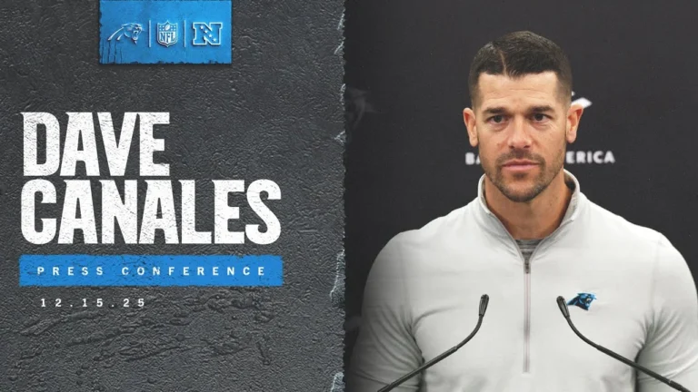 Dave Canales assesses Sundays game against Saints Carolina Panthers