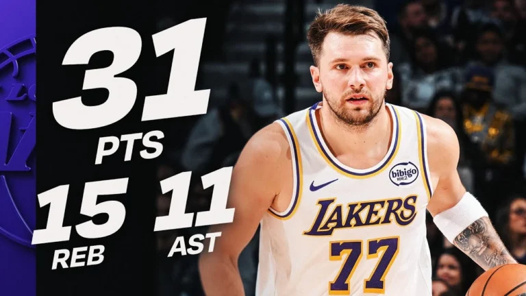 Luka Dončić STUFFED THE STAT SHEET vs 76ers December 7, 2025