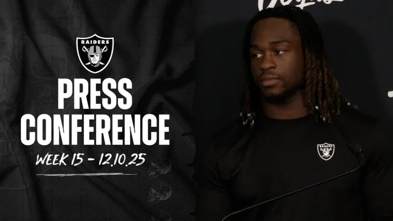 Pete Carroll and Ashton Jeanty Presser – 12.10.25