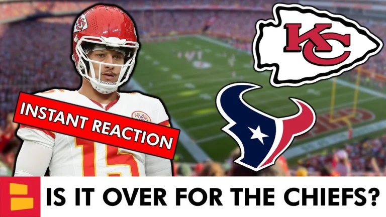 The Kansas City Chiefs Lose 20-10 To The Houston Texans On Sunday Night Football: Instant Reaction