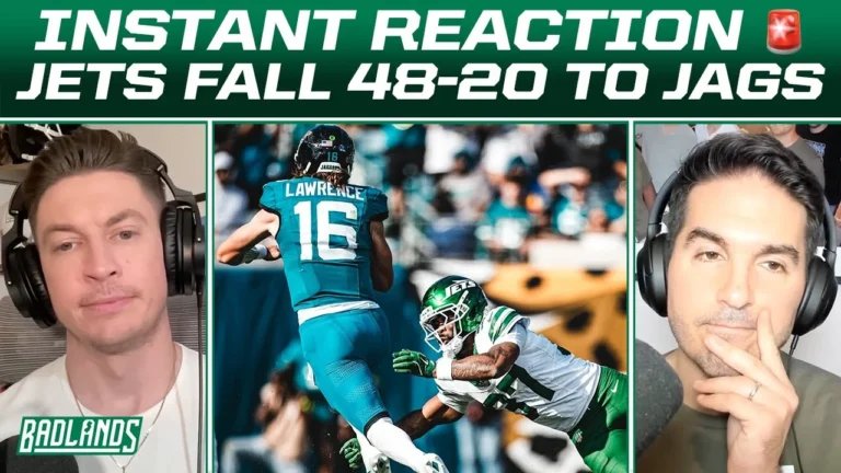 New York Jets DESTROYED By Jaguars REACTION & NFLDraft Thoughts (FULL BADLANDS)