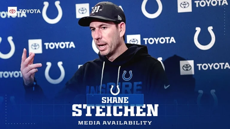 Shane Steichen Media Availability : Colts at Seahawks